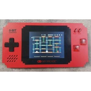 My Arcade 8 Bit Gaming Console 308 Arcade Games Works Pixel Player Retro READ